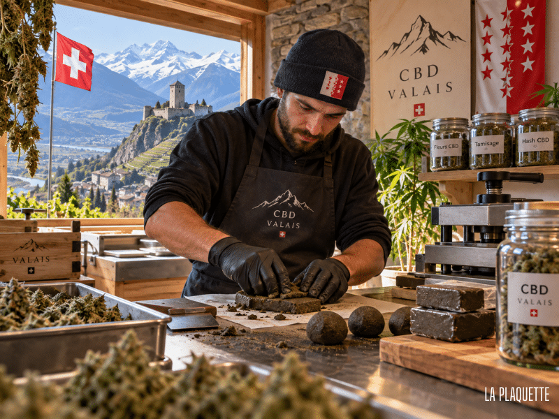 CBD suisse livré en Valais – La Plaquette