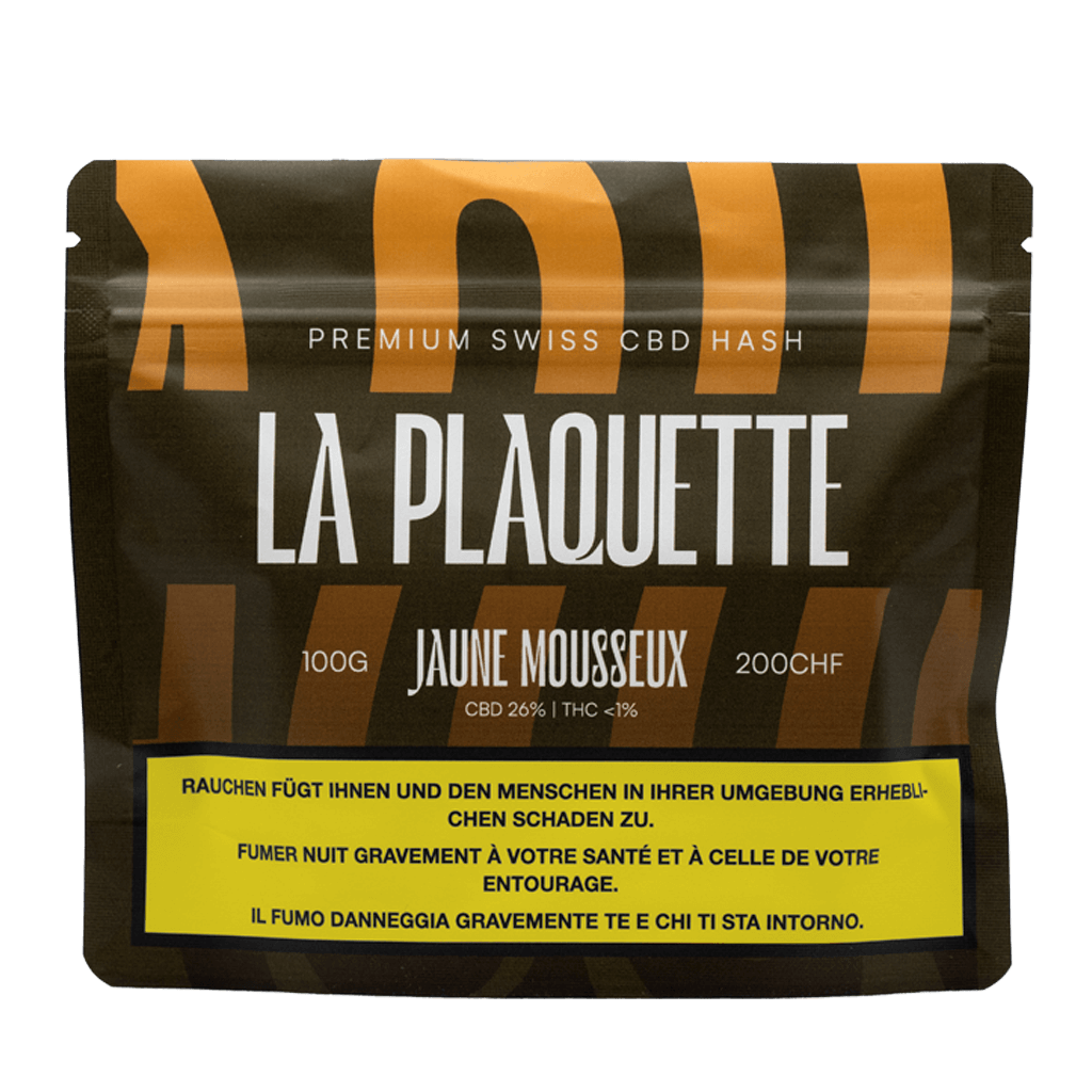 PLAQUETTE HASH JAUNE_100G