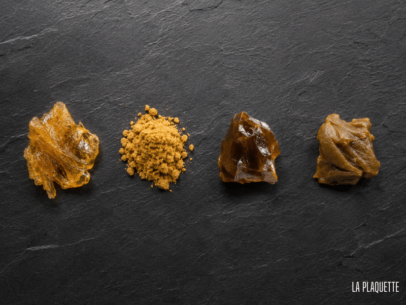 Texture du bubble hash suisse comparée aux autres résines